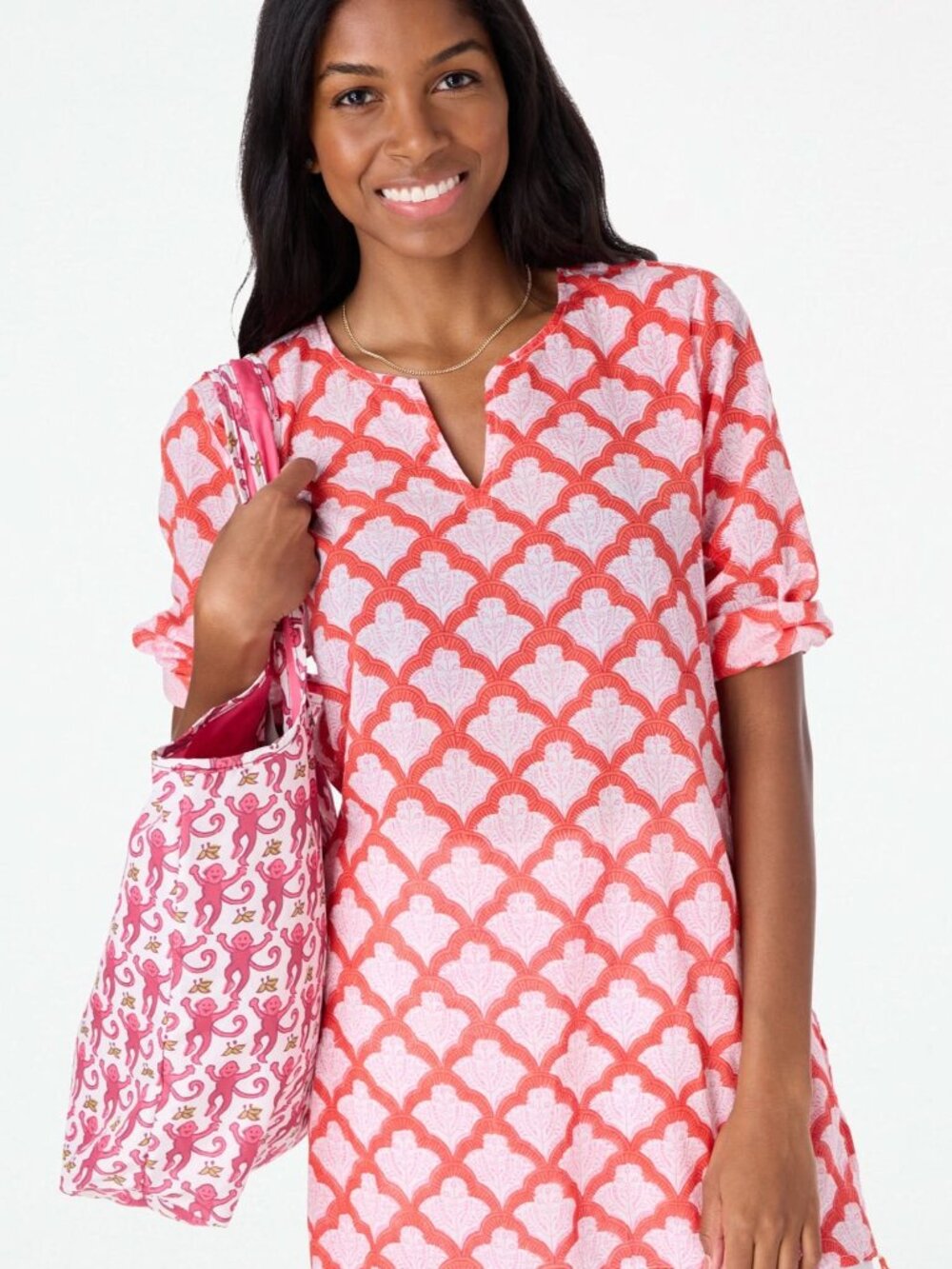 Roller Rabbit Jemina Kurta top XL NWT